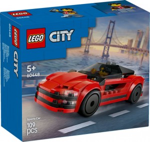 Конструктор LEGO® CITY Great Vehicles Червоний спортивний автомобіль