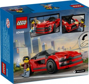 Конструктор LEGO® CITY Great Vehicles Червоний спортивний автомобіль