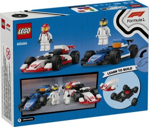 Конструктор LEGO® CITY Автомобілі для перегонів F1® команд Williams Racing та Haas F1®