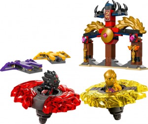 Конструктор LEGO® NINJAGO® Бойовий набір дракона Спін-джитсу