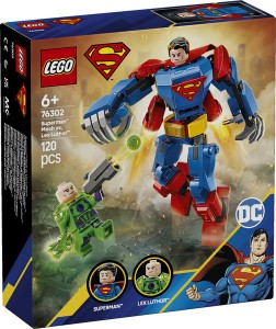 Конструктор LEGO® DC COMICS™ SUPER HEROES Супермен-робот проти Лекса Лютора