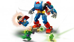 Конструктор LEGO® DC COMICS™ SUPER HEROES Супермен-робот проти Лекса Лютора