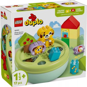 Конструктор LEGO® DUPLO® Сортувальник фігур: будинок для цуценят