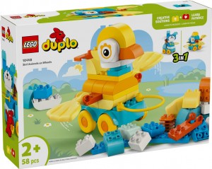 Конструктор LEGO® DUPLO® Тварини на колесах 3в1