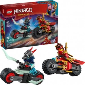 Конструктор LEGO® NINJAGO® Швидкісні перегони Кая на мотоциклі