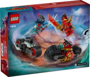 Конструктор LEGO® NINJAGO® Швидкісні перегони Кая на мотоциклі