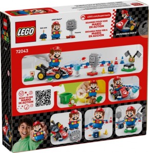 Конструктор LEGO® Super Mario™ Mario Kart™ Інтерактивний LEGO Mario & Standard Kart