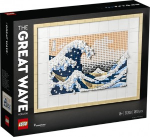 Конструктор LEGO® ART Хокусай, «Велика хвиля»