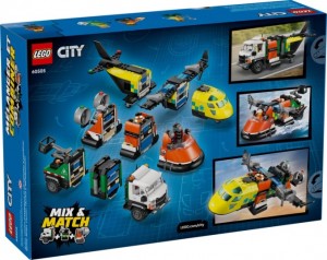 Конструктор LEGO® CITY Ремікс літака, вантажівки та судна на повітряній подушці
