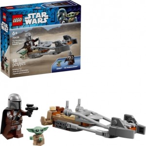 Конструктор LEGO® Star Wars™ Швидкісний мотоцикл Мандалорця й Ґроґу