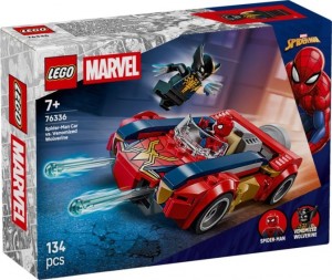 Конструктор LEGO® MARVEL™ SUPER HEROES Автомобіль Людини-павука vs. Отруєний Росомаха