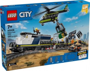 Конструктор LEGO® CITY Пограбування поліцейського поїзда