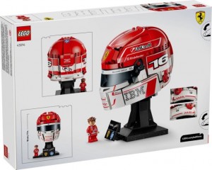 Конструктор LEGO® Editions F1 Helmets Шолом Шарля Леклера з команди Скудерія Феррарі