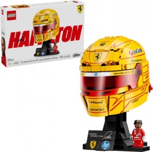 Конструктор LEGO® Editions F1 Helmets Шолом Льюїса Гамільтона з команди Скудерія Феррарі