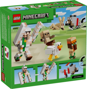 Конструктор LEGO® MINECRAFT® Курячий Жокей: атака в пустелі 