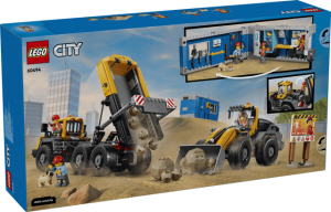 Конструктор LEGO® CITY Самоскид і фронтальний ковшовий навантажувач