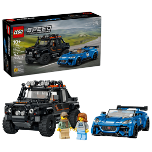 Конструктор LEGO® Speed Champions Jaguar F-TYPE Project 7 & Land Rover Defender Classic
