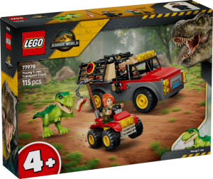 Конструктор LEGO® Jurassic World® Вантажівка для перевезення молодого тиранозавра