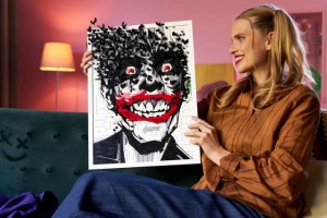 Конструктор LEGO® ART Настінна картина «Джокер™» — обкладинка коміксу