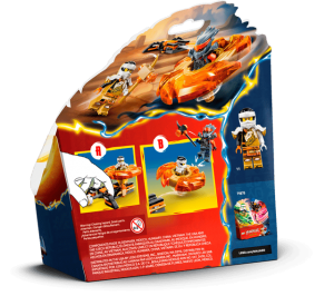 Конструктор LEGO® NINJAGO® Коул проти Злого Коула зі спінером